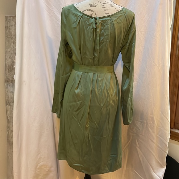 Elie Tahari Silk Long Sleeve Dress - Picture 5 of 7